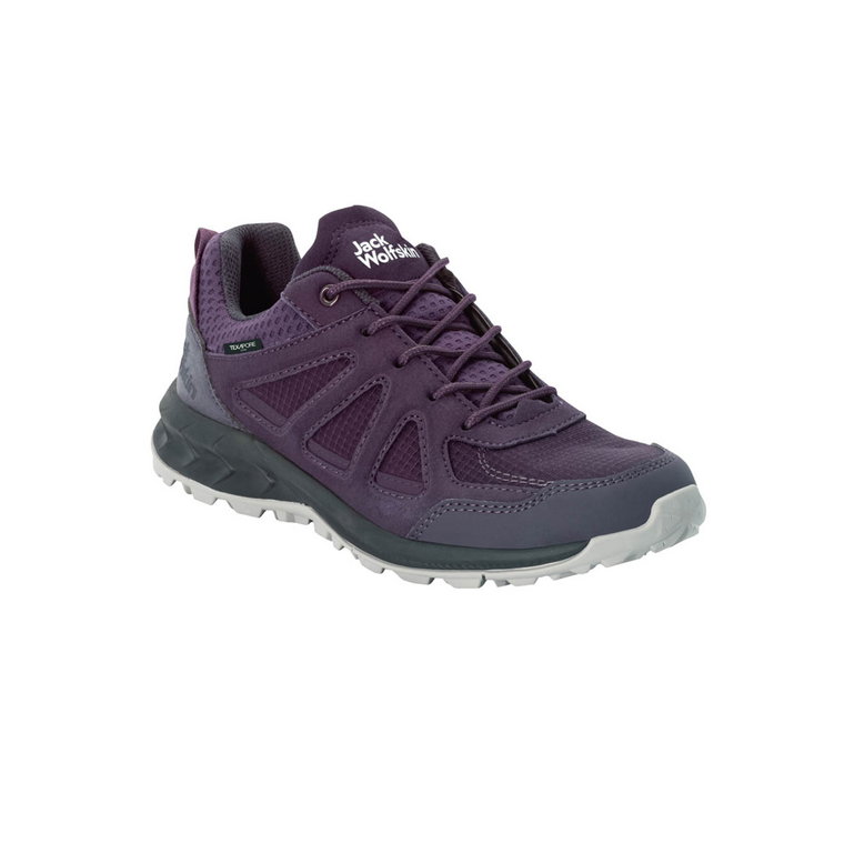 Buty damskie turystyczne Jack Wolfskin WOODLAND 2 TEXAPORE LOW W purple / phantom - 37