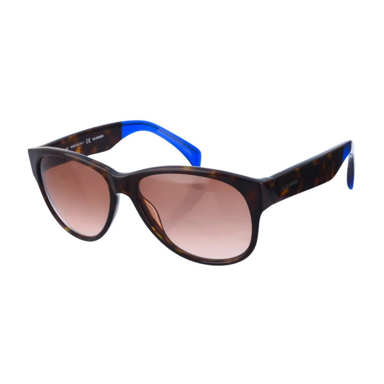 Okulary przeciwsłoneczne Oval Havana-Azul Jil Sander