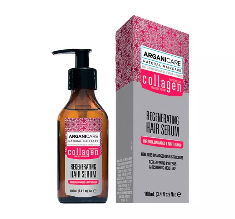 ARGANICARE COLLAGEN SERUM DO ZNISZCZONYCH WŁOSÓW 100ML