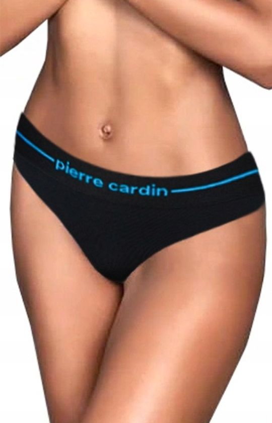 Pierre Cardin 6-pack figi damskie bawełniane czarne PCW C505, Kolor czarny, Rozmiar L, Pierre Cardin