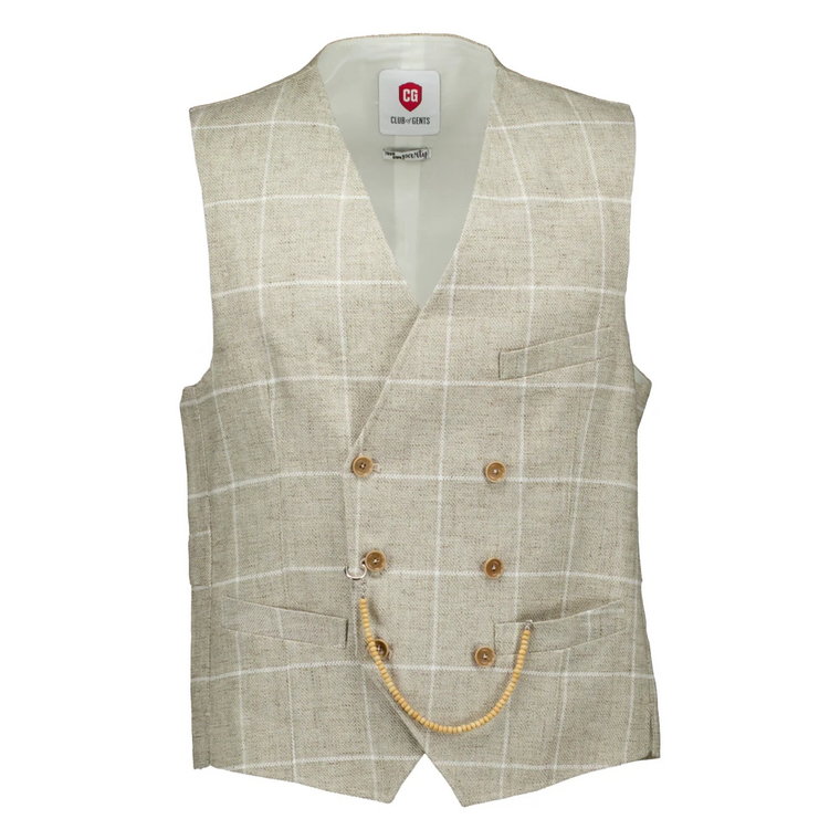 Beige Gilets CG Perry Vest Club Of Gents