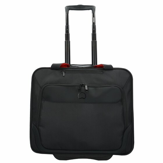 Delsey Paris 2-kołowy wózek biznesowy Parvis z przegrodą na laptopa 44 cm schwarz