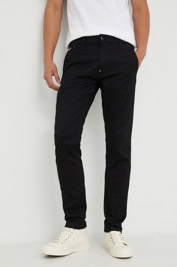 G-Star Raw spodnie D21974.C105 męskie kolor czarny w fasonie chinos
