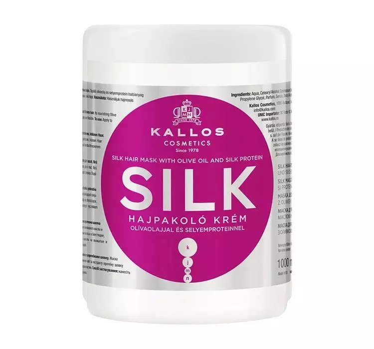 KALLOS KJMN SILK MASKA Z JEDWABIEM 1000ML