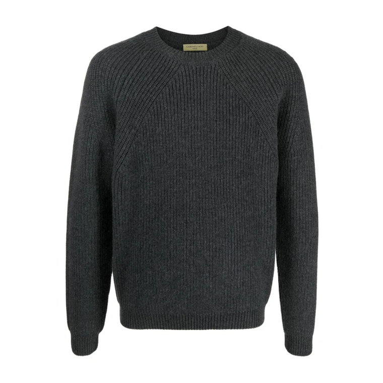 Szare bluzy męskie Aw23 Corneliani