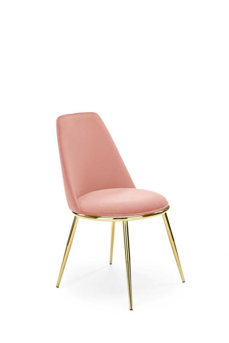 Krzesło Irene różowe/złote
