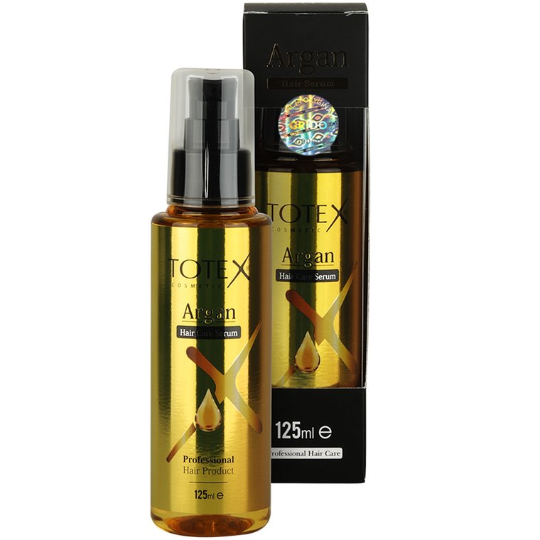 Totex Argan Hair Care Serum, Serum Do Włosów Z Olejkiem Arganowym, 125ml