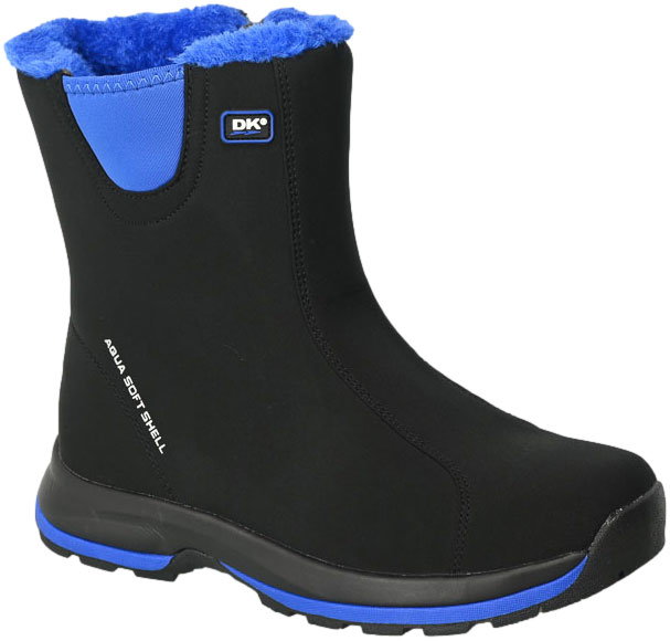 Śniegowce DK 15101 Wodoodporne Black Blue D