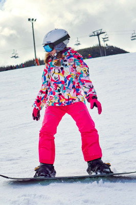 Kurtka narciarska dziewczęca