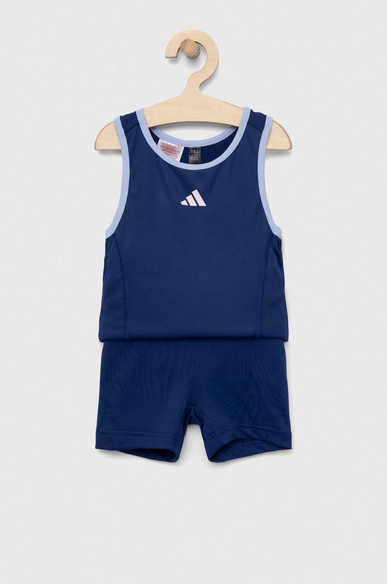 adidas Performance komplet dziecięcy kolor niebieski