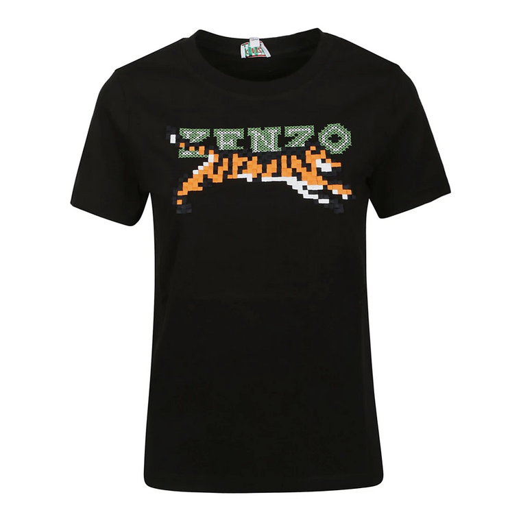 Noir Pixel Classic T-Shirt Kenzo