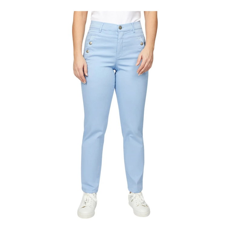 Stylowe Karcemona Light Blue Spodnie 2-Biz