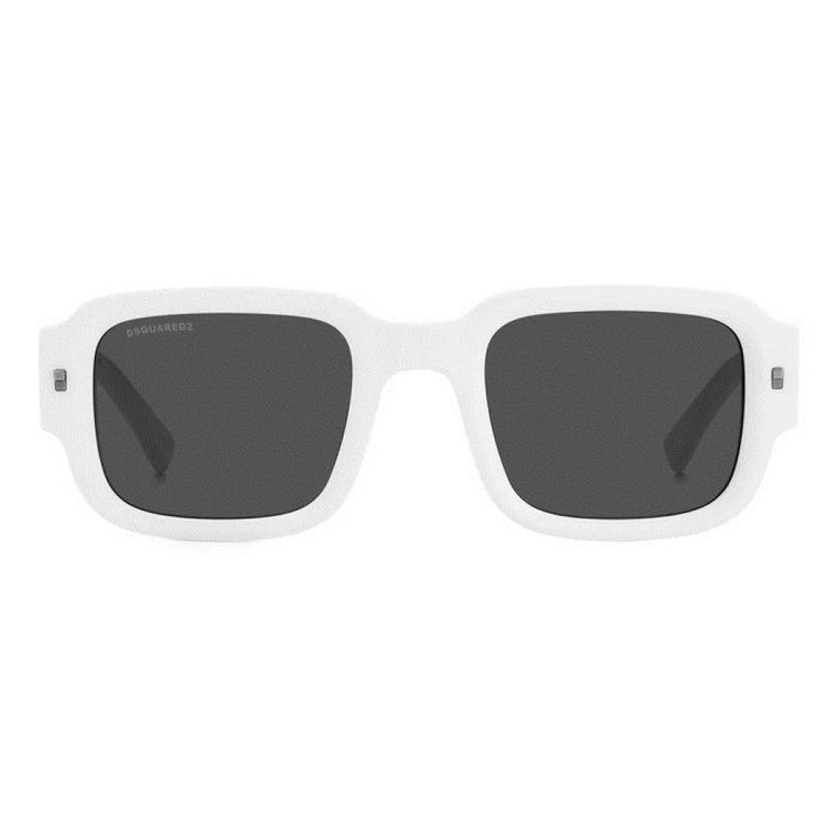 Stylowe Vk6/Ir White okulary przeciwsłoneczne dla kobiet Dsquared2
