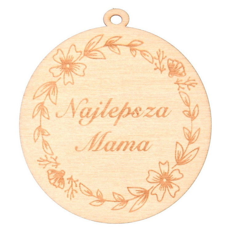 Drewniany medal Najlepsza Mama