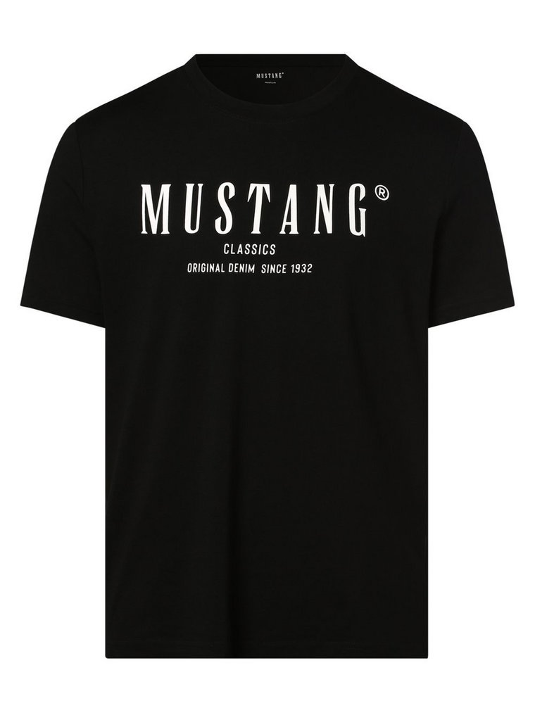 Mustang - T-shirt męski  Style Alex C, czarny