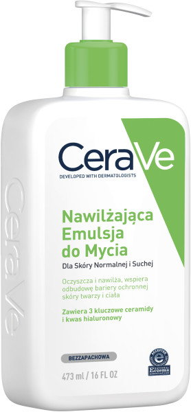 CeraVe Nawilżająca emulsja do mycia skóry suchej i normalnej, 473 ml