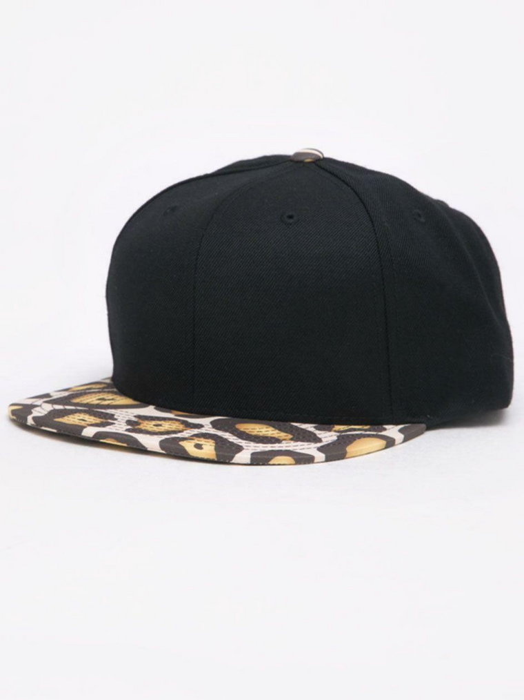 Classic Snapback 2-Tone Black Leopard Camo