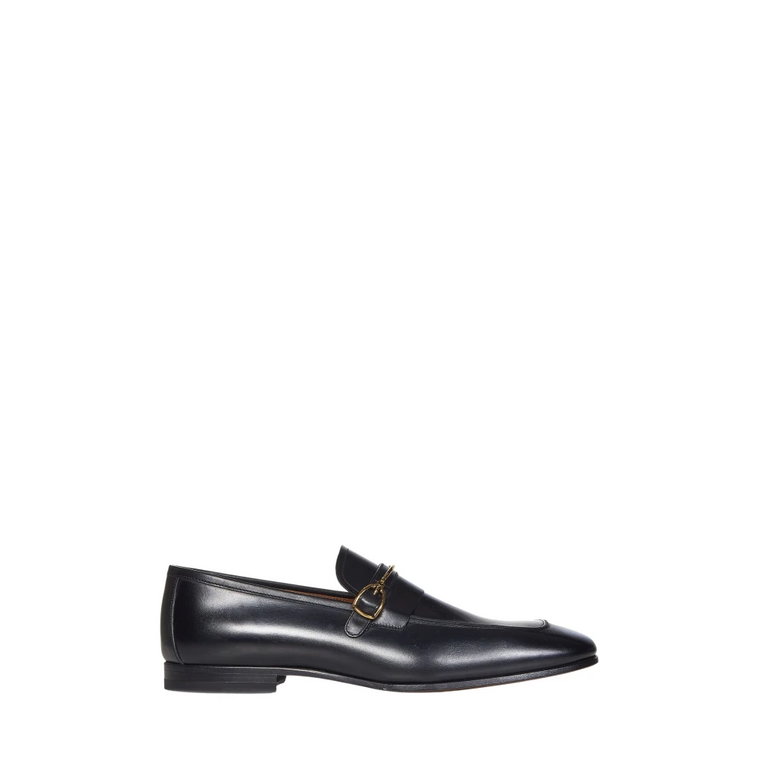 Czarne Mokasyny Loafers z Skóry Ss23 Tom Ford