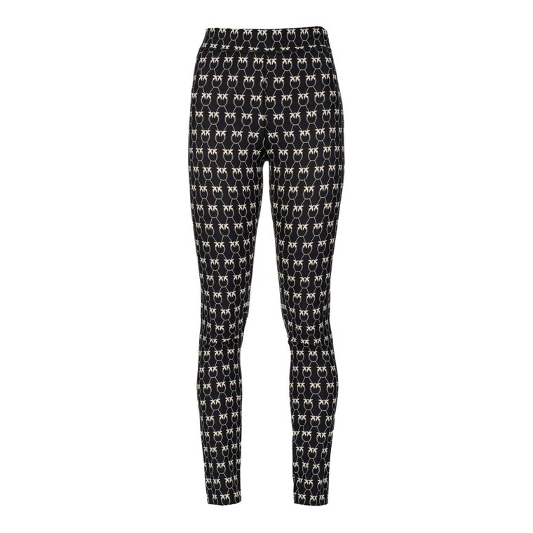 Love Birds Monogram Leggings Pinko