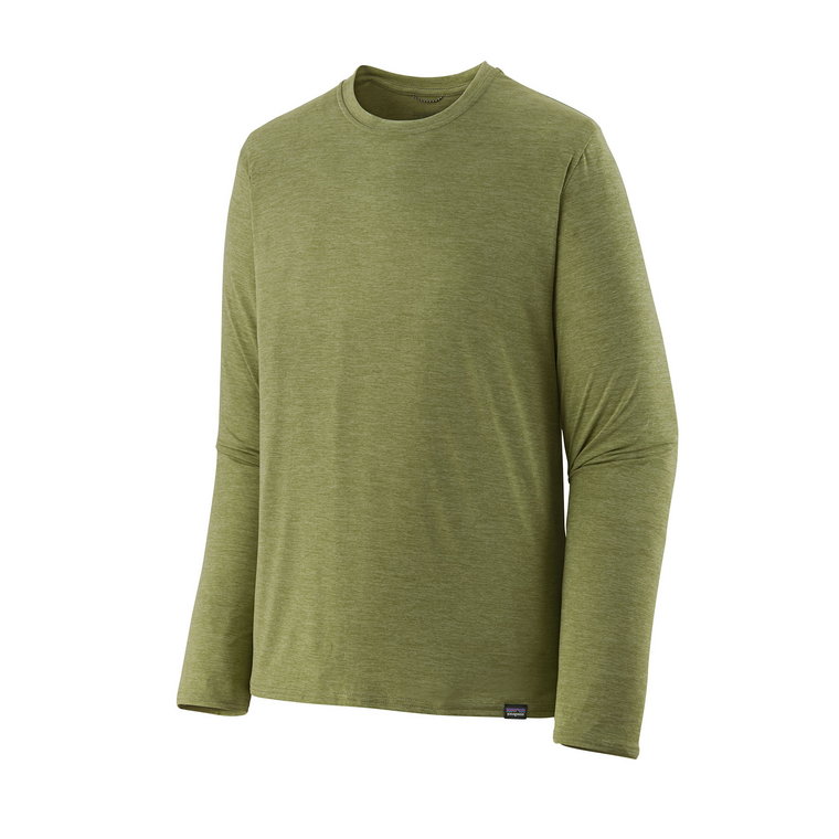 Męska koszulka szybkoschnąca Patagonia L/S Capilene Cool Daily Shirt buckhorn green/light buckhorn green x-dye - S