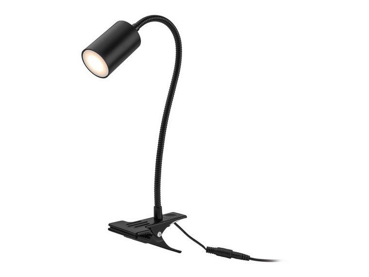 LIVARNO home Lampka biurkowa LED lub Lampka LED z klipsem, 2,4 W (Lampka LED z klipsem)