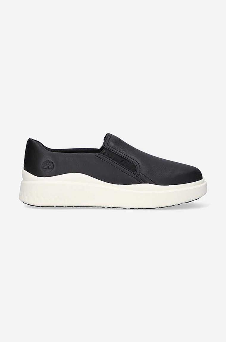 Timberland tenisówki skórzane Nite Flex Slip On kolor czarny A41DZ-BLACK