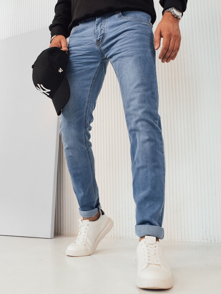 Spodnie męskie jeansowe niebieskie Dstreet UX4112