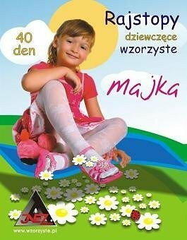 Inez Majka wzorzyste 40 den rajstopy