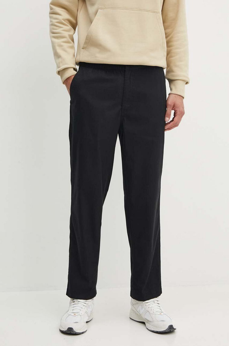 Calvin Klein Jeans spodnie męskie kolor czarny proste J30J326822