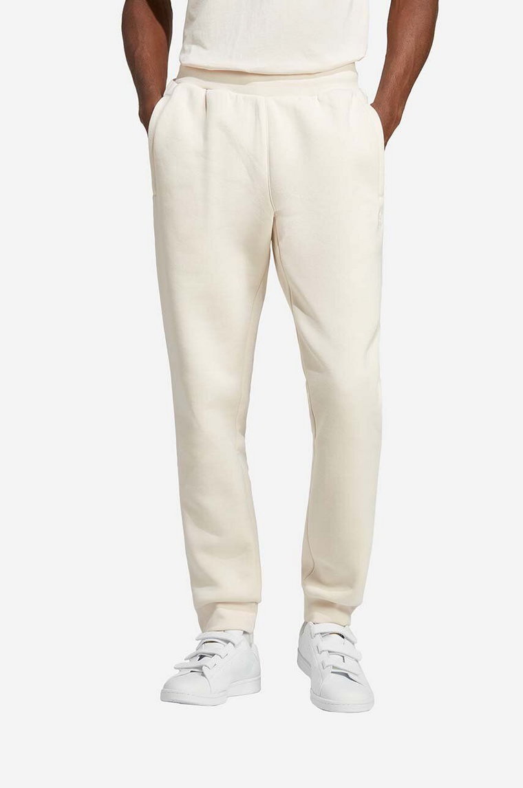 adidas Originals spodnie dresowe Trefoil Essentials Pants kolor beżowy gładkie IA4836-KREMOWY