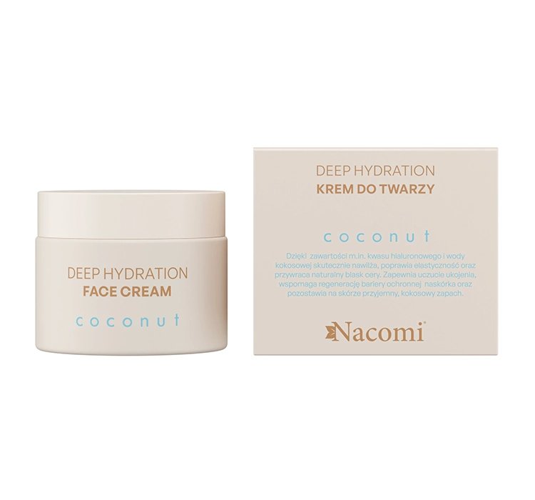 Nacomi Coconut nawilżający krem do twarzy do skóry suchej 40ml