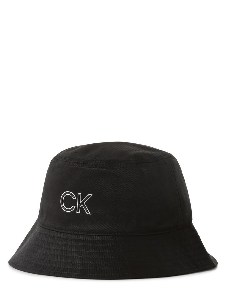 Calvin Klein - Damski bucket hat, czarny