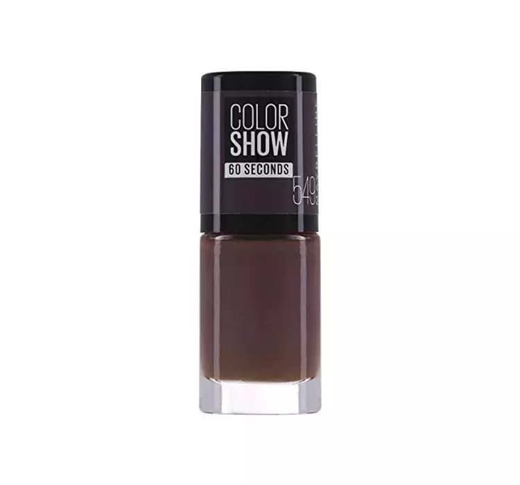 MAYBELLINE COLOR SHOW 60 SECONDS TRADYCYJNY LAKIER DO PAZNOKCI 549 MIDNIGHT TAUPE 6,7ML