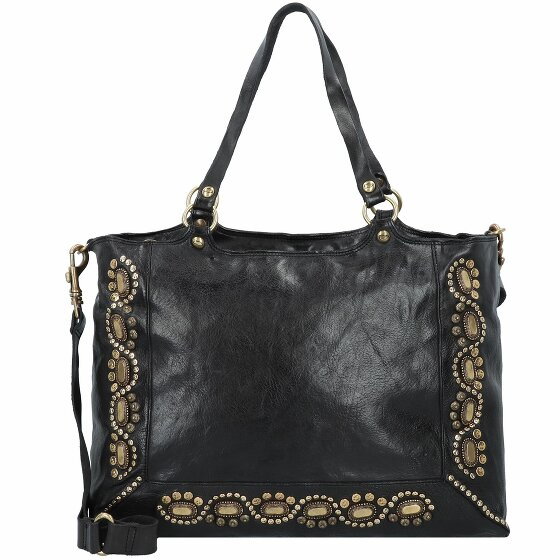 Campomaggi Cassiopea Shopper Bag Skórzany 42 cm nero