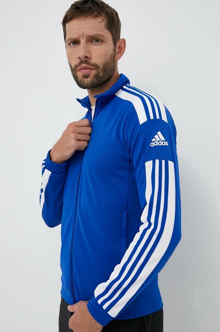 adidas Performance bluza treningowa Squadra 21 kolor niebieski z aplikacją GP6463