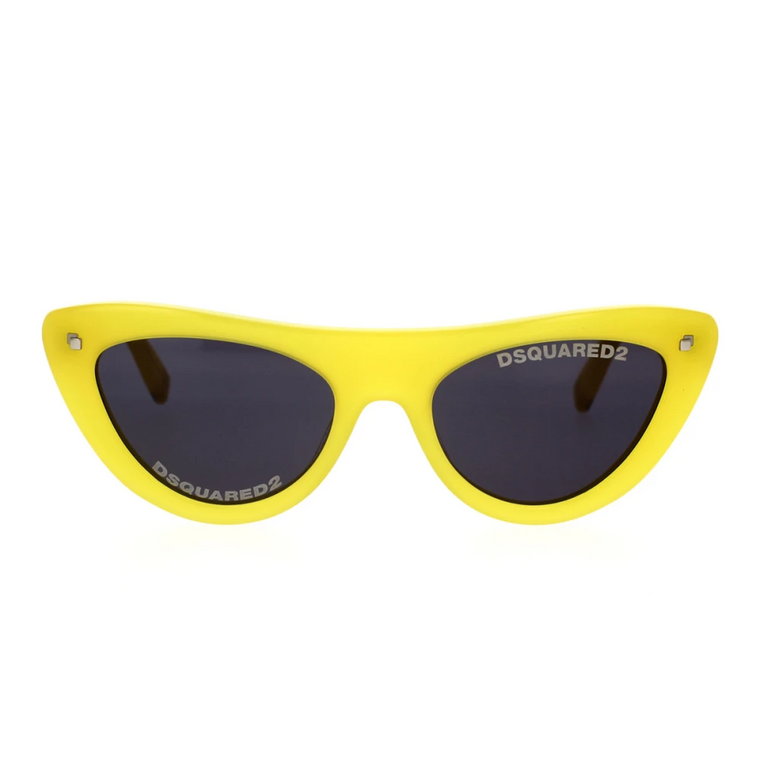 Odważne okulary przeciwsłoneczne w stylu vintage Dsquared2