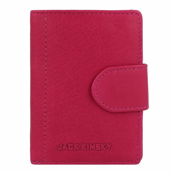 Jack Kinsky Aruba 500 Portfel Ochrona RFID Skórzany 7.5 cm pink