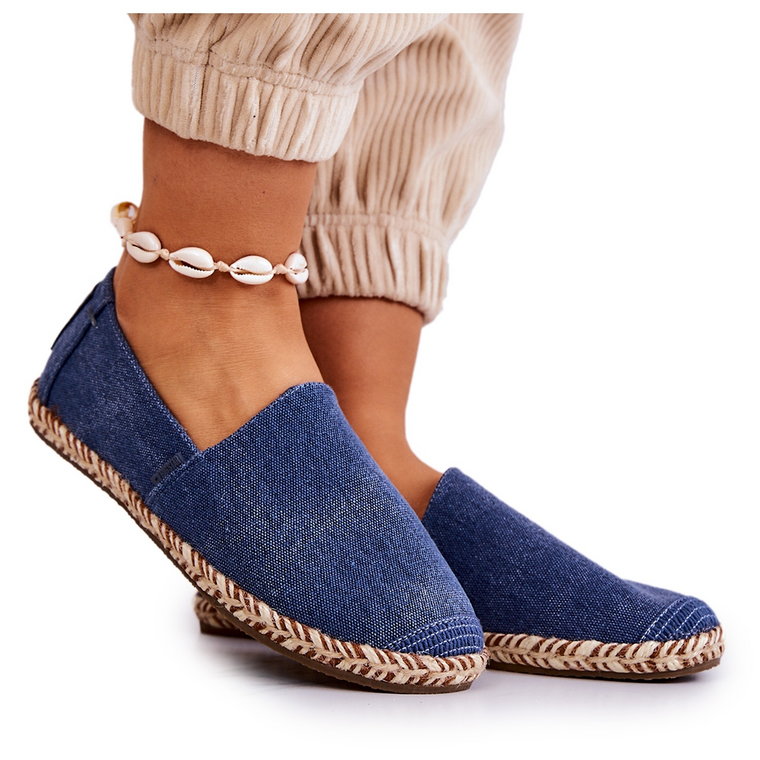 Klasyczne Espadryle Big Star JJ274902 Niebieskie