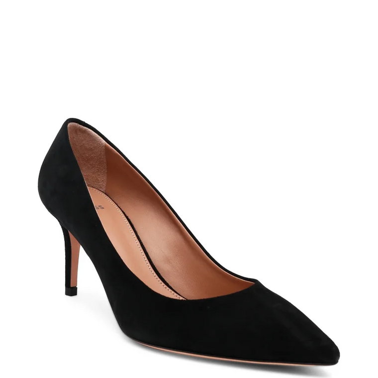 BOSS BLACK Skórzane szpilki Eddie Pump 70-S