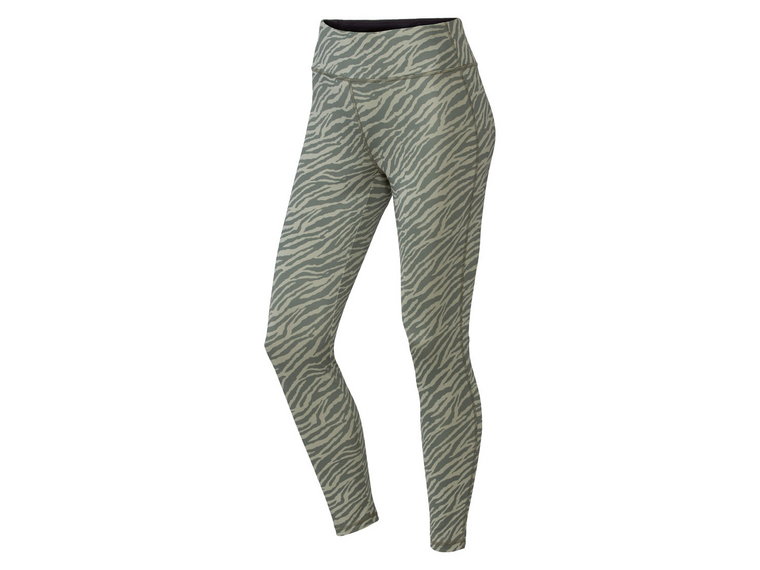 CRIVIT Legginsy funkcyjne damskie (XS (32/34), Oliwkowy)