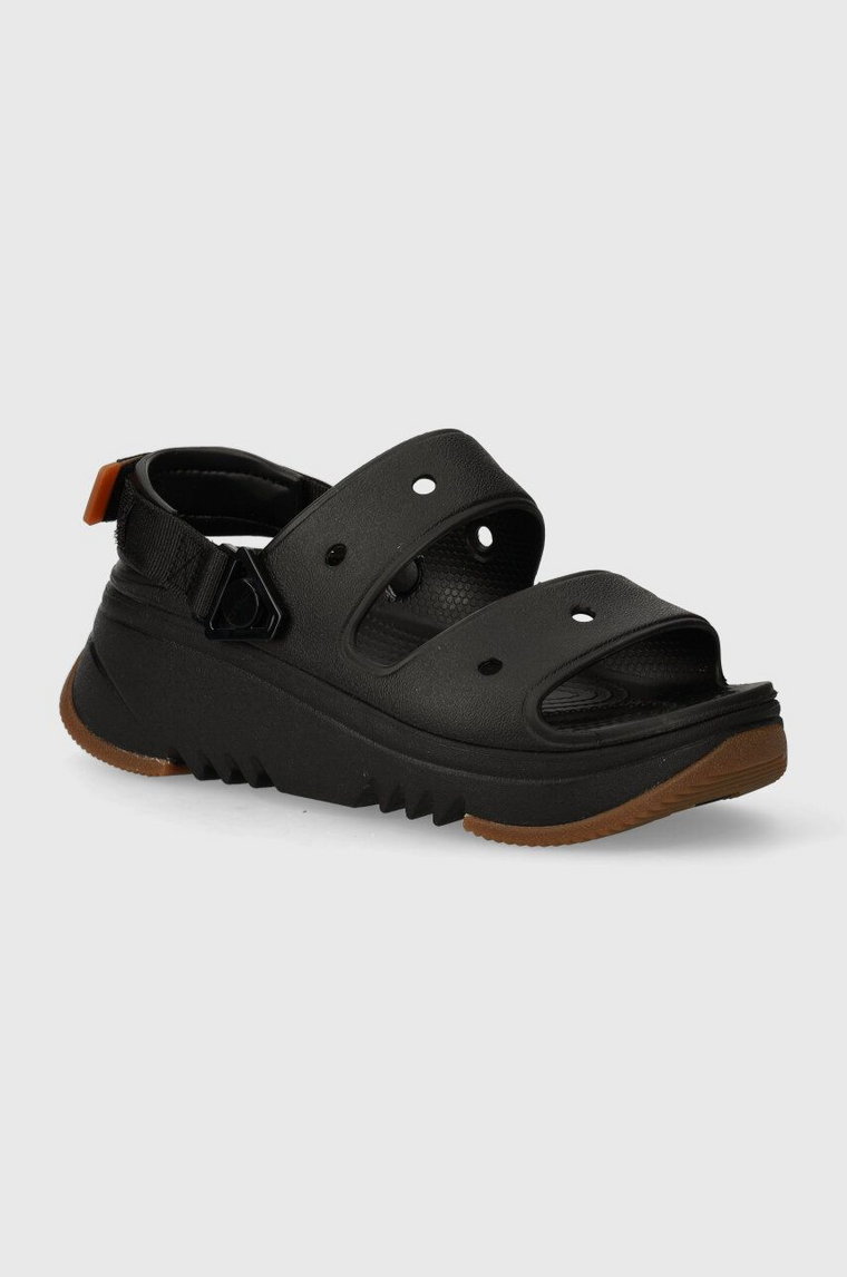 Crocs klapki Classic Hiker Xscape damskie kolor czarny na platformie 208181.001