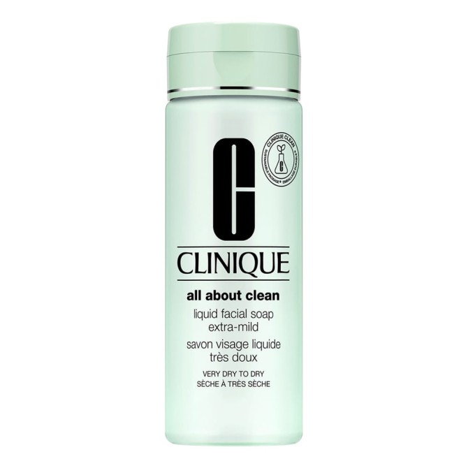 Clinique All About Clean Liquid Facial Soap Extra-Mild mydło w płynie do twarzy dla skóry bardzo suchej i suchej 200ml
