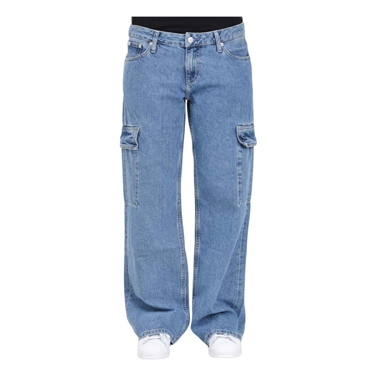 Damskie Jeansy Cargo Calvin Klein Jeans