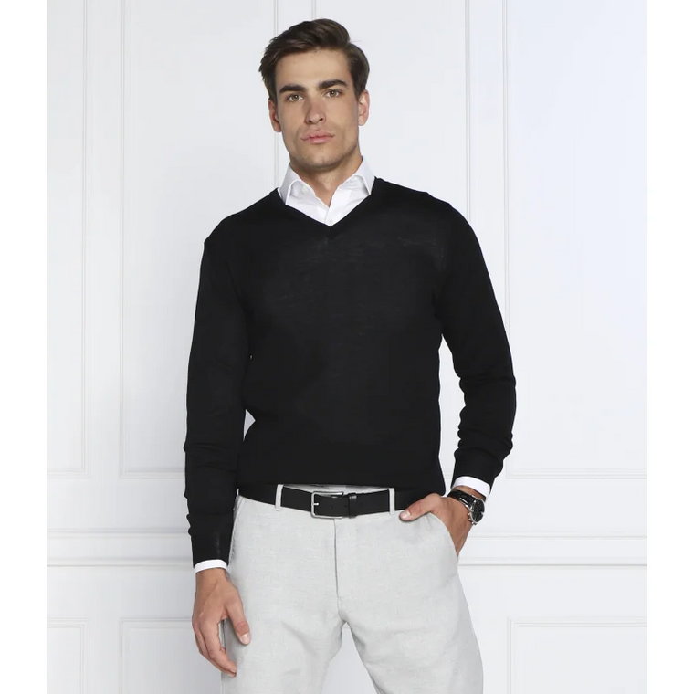 Oscar Jacobson Wełniany sweter | Regular Fit