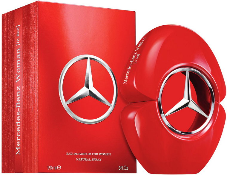 Woda perfumowana damska Mercedes-Benz Woman In Red 90 ml (3595471071125). Perfumy damskie