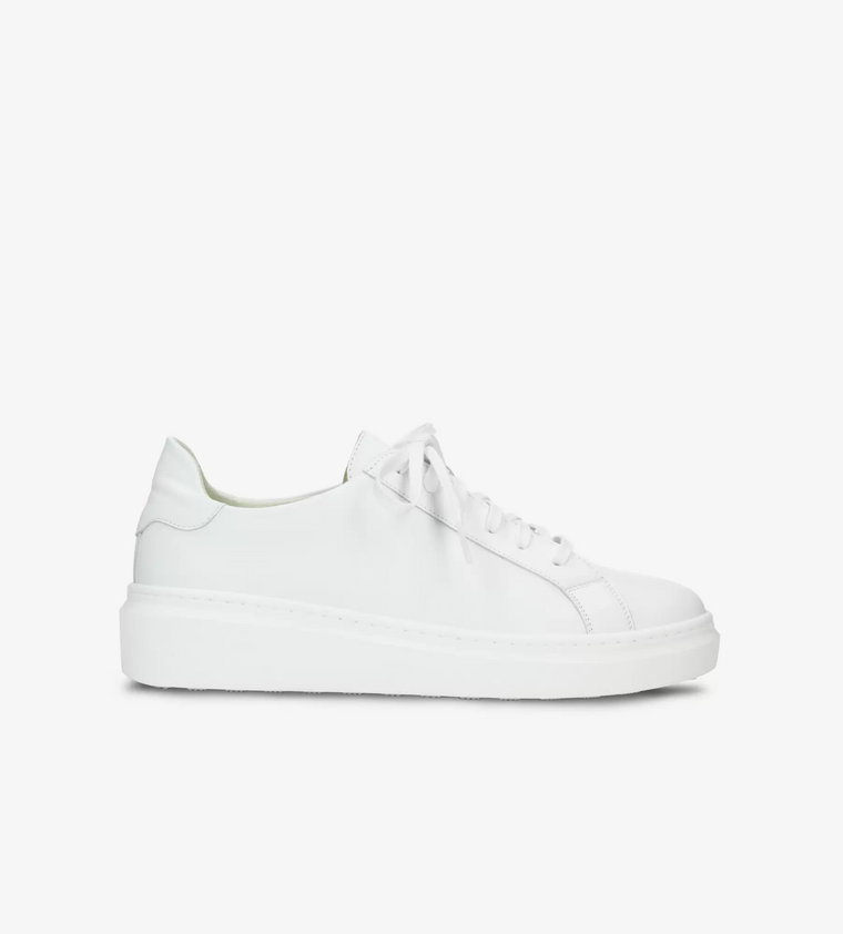 Białe sneakersy damskie : Rozmiar - 36