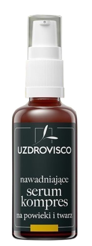 Uzdrovisco Świetlik Nawadniające serum-kompres 3w1 na powieki i twarz