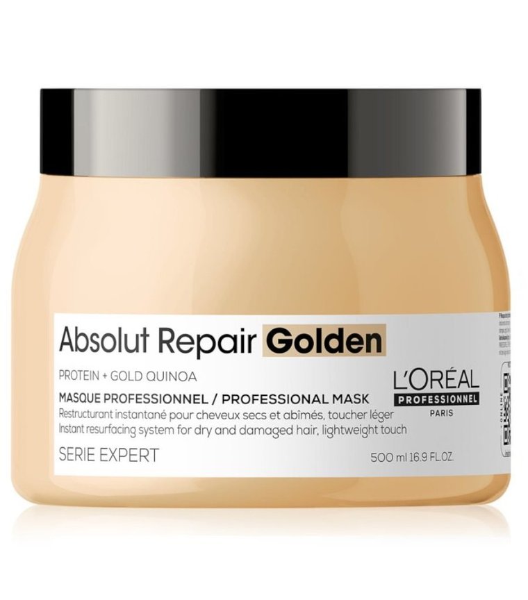 L'oreal Professionnel, Serie Expert Absolut Repair Gold Quinoa + Protein, złota maska regenerująca, 500 ml