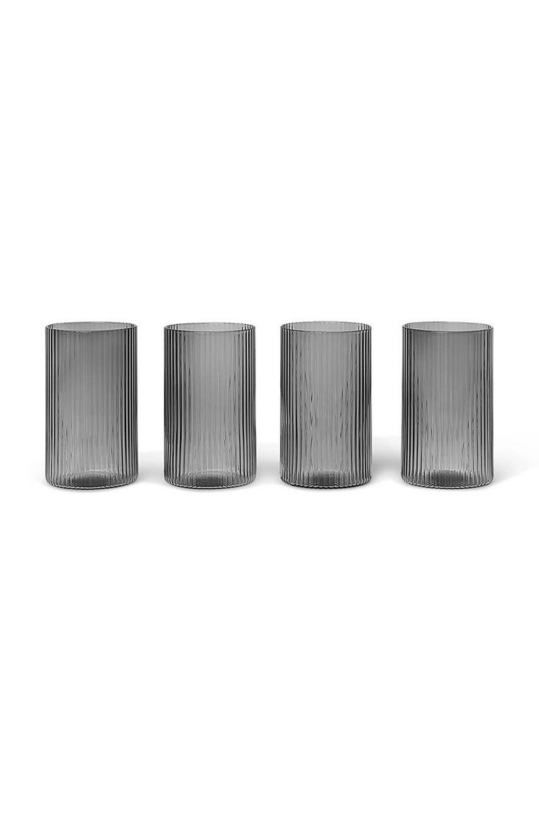 ferm LIVING zestaw szklanek Ripple Verrines 140 ml 4-pack