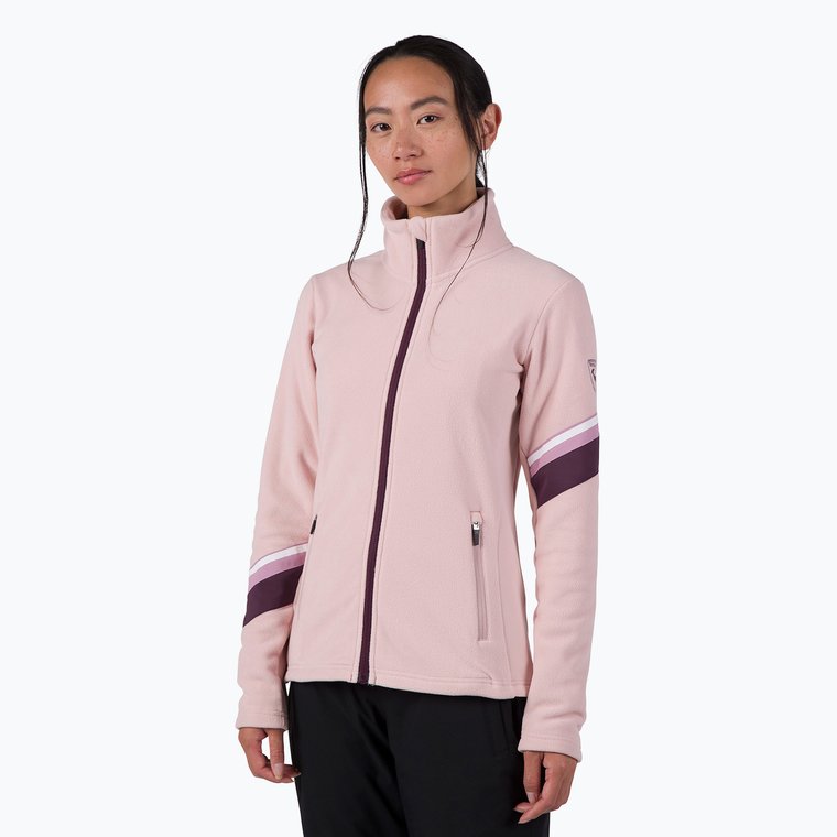 Bluza damska Rossignol Strawpile Fleece Fz powder pink